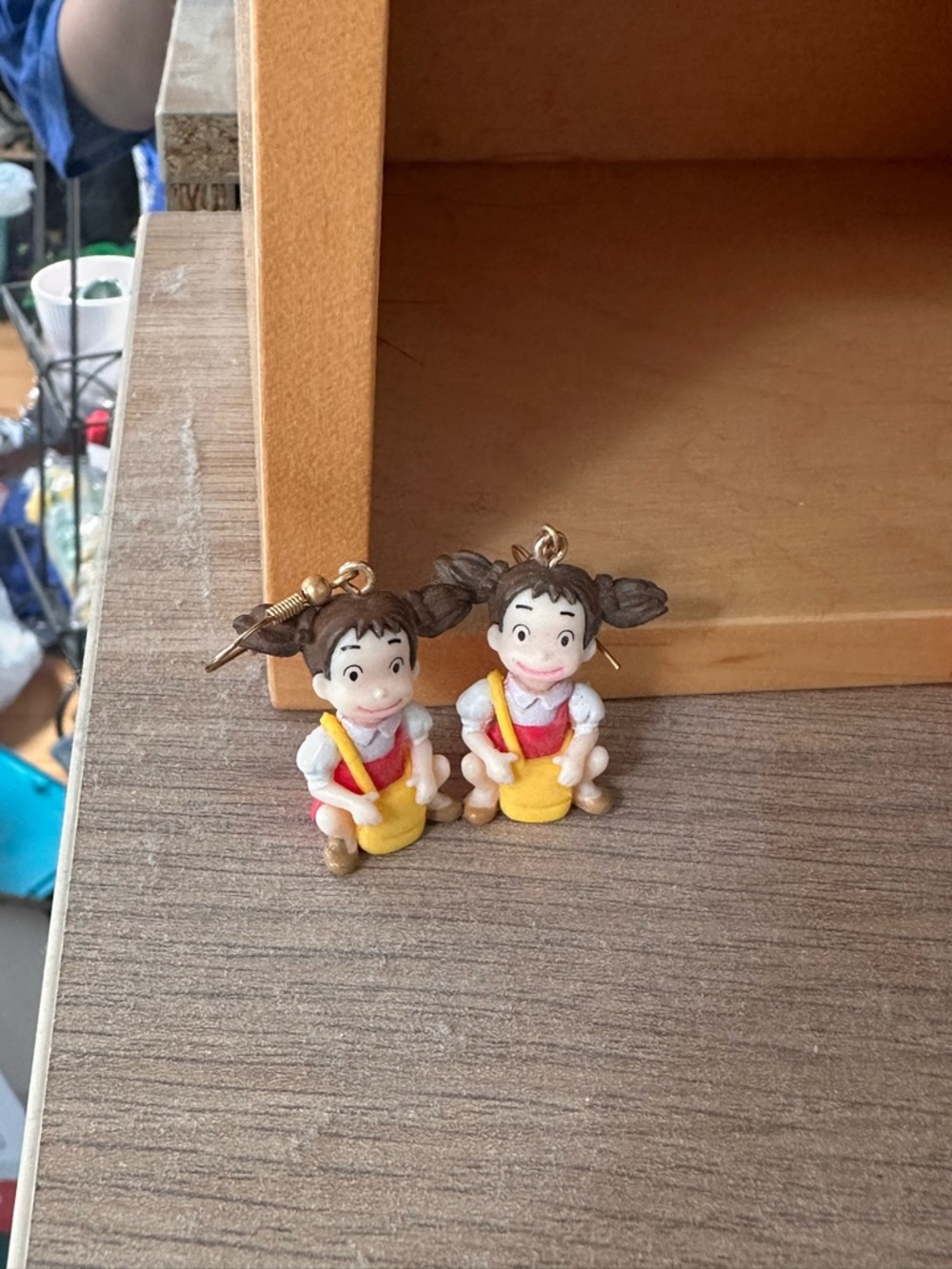 Cute Girl Character Earrings - Studio Ghibli My Neighbor Totoro Mei Earrings